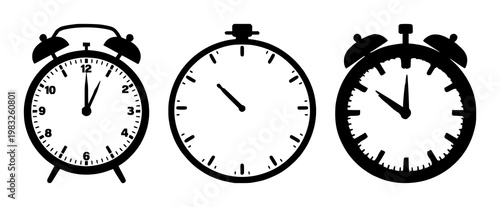 Retirement clock set with solid black icon on white background featuring pension fund, fiscal planning, timekeeping with finance and personal savings