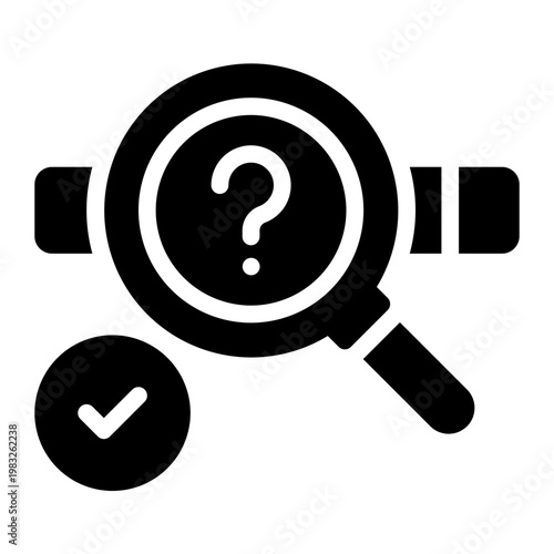 not found glyph icon