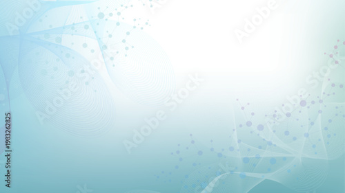 Structure molecule and communication Dna, atom, neurons. Science concept for your design. Connected lines with dots. Medical, technology, chemistry, science background. illustration.