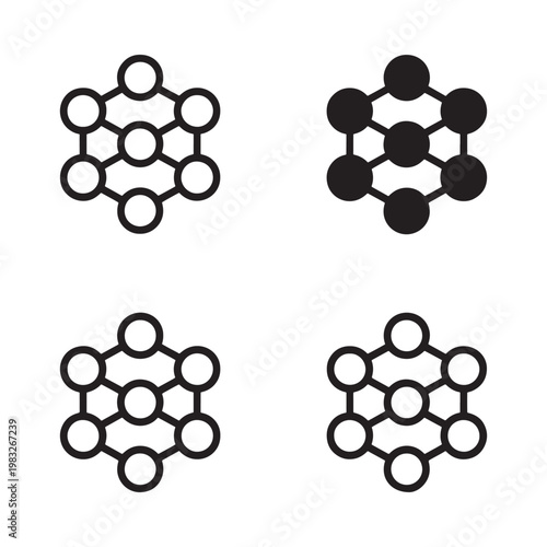 Geometric honeycomb structures featuring black and white hexagonal patterns high quality