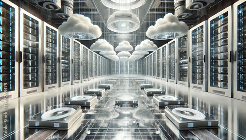 Advanced Cloud Data Center with AI Computing Infrastructure and High Performance Server Technology