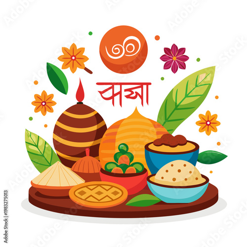 Pohela Boishakh celebration items including hand fan (pankha), red-white bangles, and rustic earthenware, neatly arranged with subtle shadows on white background, minimal aesthetic, high detail studio