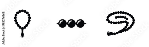 Prayer Beads Icons Collection