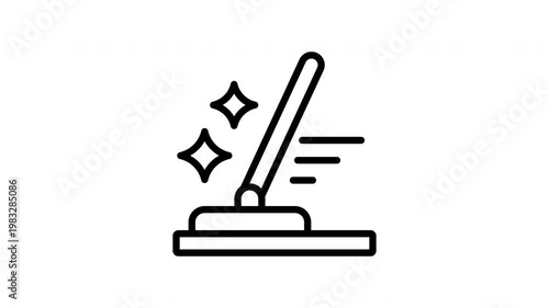 floor mop animation icon