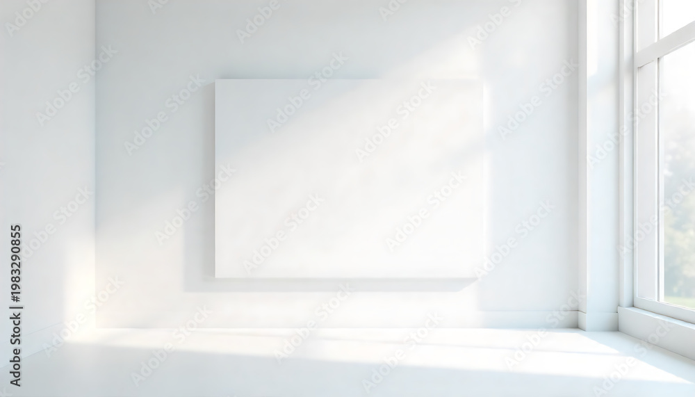 Fototapeta premium empty white Card on blank background, 4K, HD Image