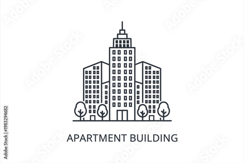 Apartment Building Icon