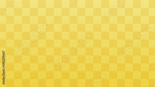 金色の市松模様の和風テクスチャ - 豪華で高級感のあるシンプルな和柄の背景パターン素材 - 16:9