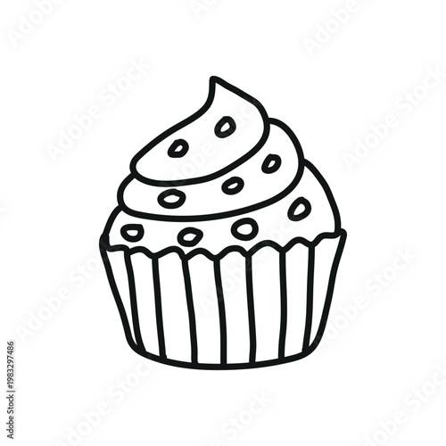 Cupcake Dessert Illustration