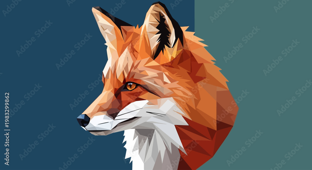 Obraz premium Close up of a red fox.