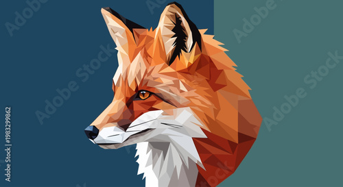 Close up of a red fox.