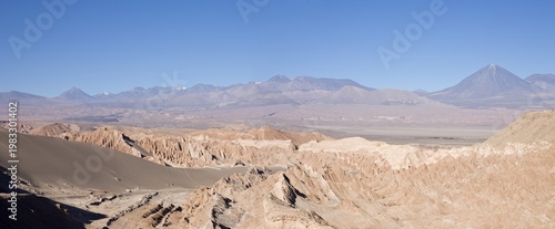 Valle de la Muerte (Death Valley or sometimes called Martian Valley), San Pedro de Atacama, Región de Antofagasta, Chile, South America