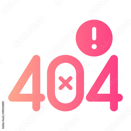 error gradient icon