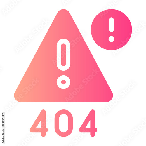 error gradient icon