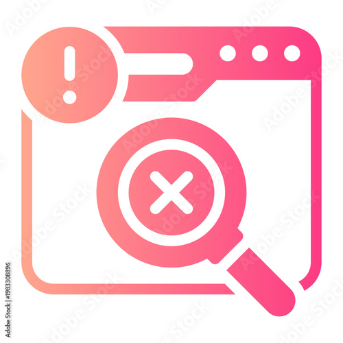 search engine gradient icon