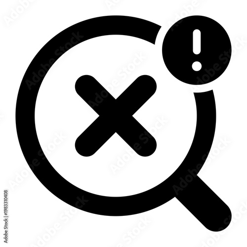 magnifier glyph icon