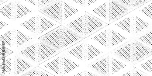 Rough texture. Broken plaster wall effect. Grunge worn damask pattern design. Distressed fabric texture. Overlay texture design. Vector illustration. Eps10.