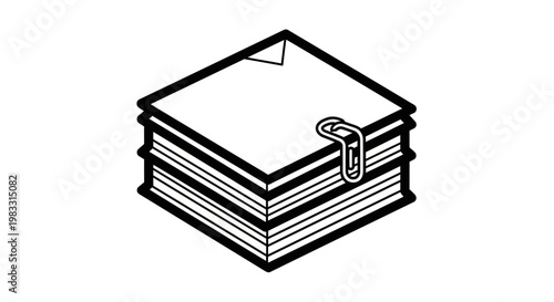 Stack of files with lock.