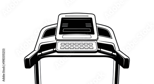 Treadmill Machine for Running Exercise.