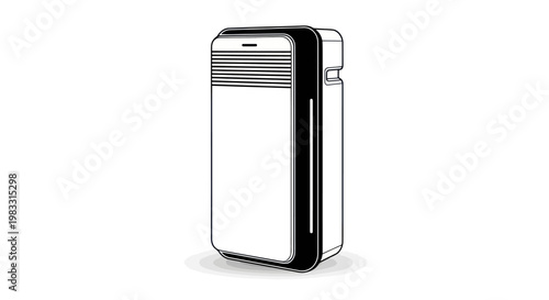 Modern portable power bank device.