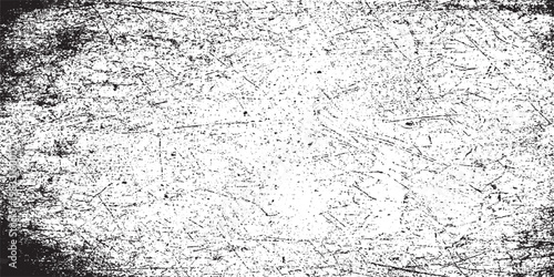 Scratched Grunge Urban Background Texture Vector. Dust Overlay Distress Grainy Grungy Effect. Distressed Backdrop Vector Illustration. Isolated Black on White Background. EPS 10.