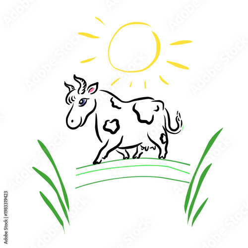cow and calf