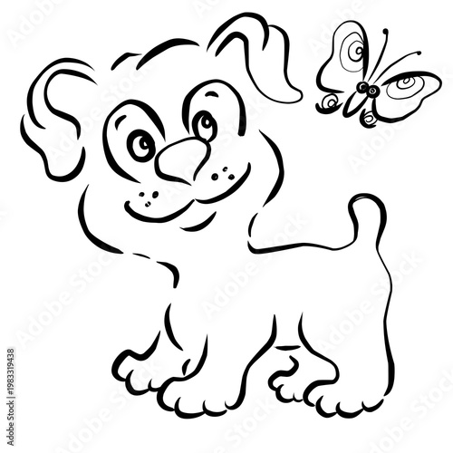dog with bone