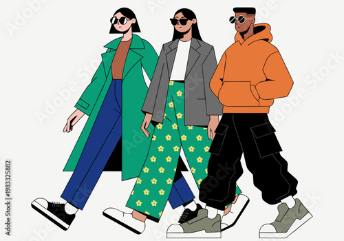 Flat vector, 2D illustration