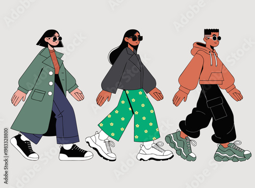 Flat vector, 2D illustration