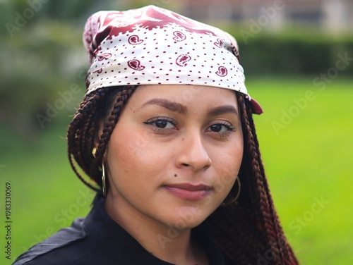 Beautiful Young Woman Posing During a Golden Sunset Photography Session