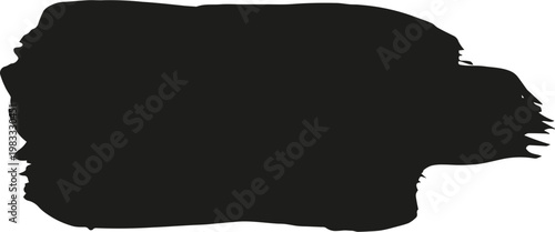 Abstract Mess Edge Brush Stroke Element