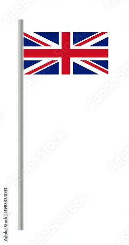 United Kingdom flag on a flagpole