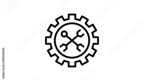 gear animation icon