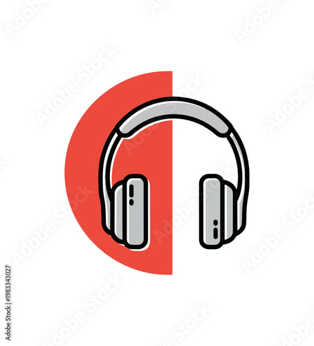 Camera icon on grey circle for photography and media content