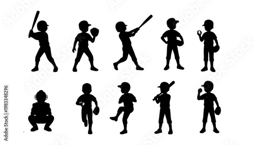 野球のシルエット