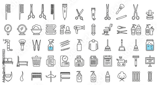 Various household and office supplies.