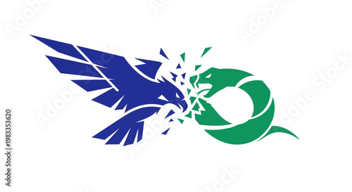 Eagle Versus Snake Emblem