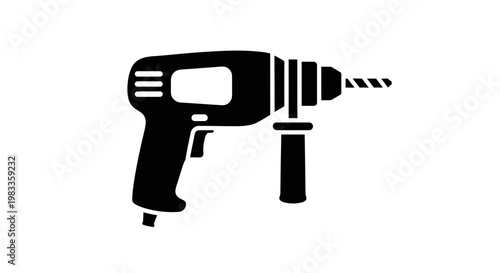 hand holding a drill