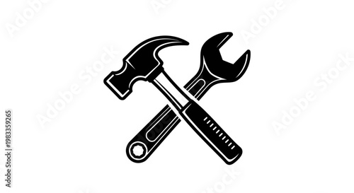 wrench and hammer
