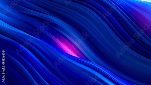 Digital purple and blue fantasy curve abstract background