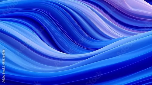 Digital purple and blue fantasy curve abstract background