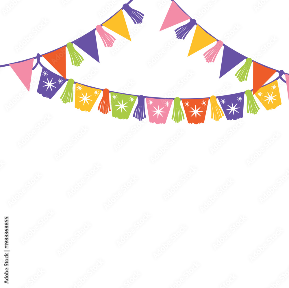 Obraz premium Cinco De Mayo Bunting Decoration