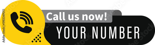 Photos Call us now icons vector