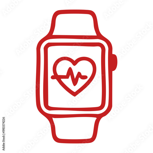 Smart Watch Fitness Tracker Icon