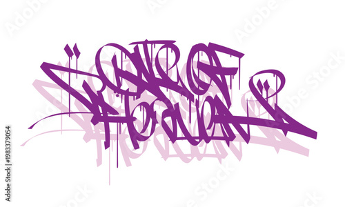 GATE OF HEAVEN graffiti tag style design