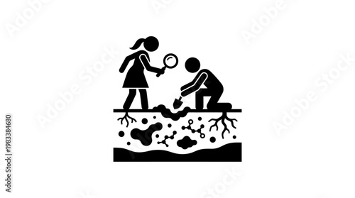 Soil Analysis and Research Icon