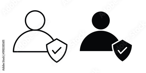 Authentication icon vectors set. vector icon for web design