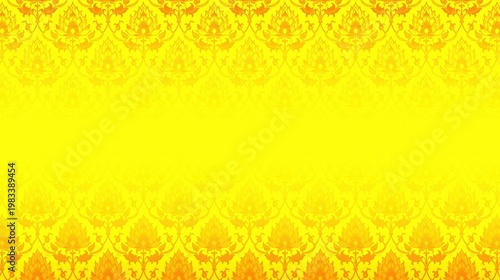 Vibrant yellow spiritual background for traditional Indian and Hindu cultural events