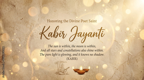 Celebrates the birth of saint Kabir, symbolizing wisdom, spirituality, and poetic teachings.