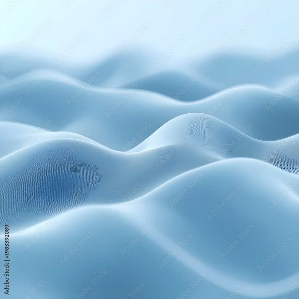Obraz premium Abstract Breathing Wave Background for Mindfulness and Meditation