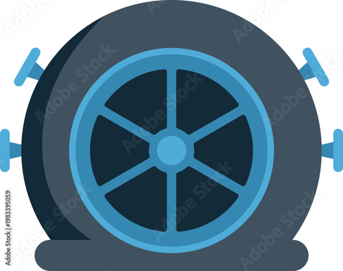 Old school diver helmet concept with porthole and bolts